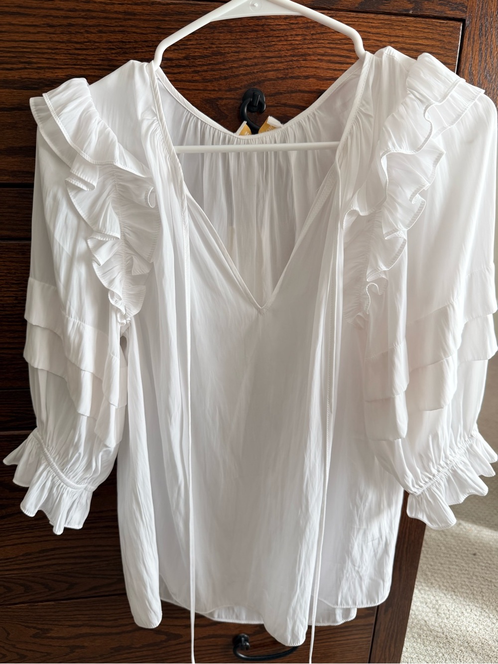 Samira Ruffle-Trim Blouse Ramy Brook - Picture 6 of 6